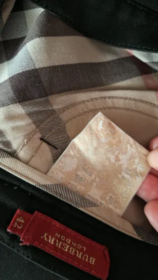 Pantalon negro Burberry