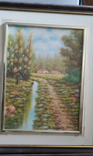 Lote 4 Cuadros Paisajes