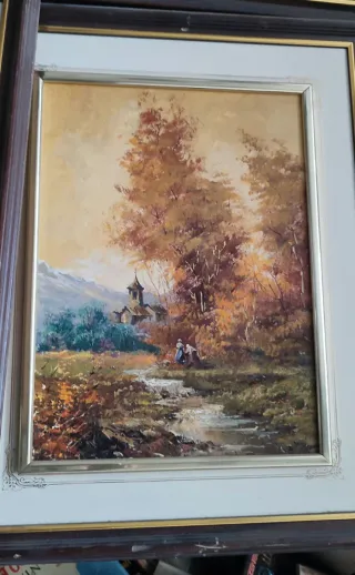 Lote 4 Cuadros Paisajes