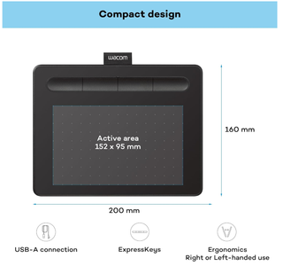 Wacom Intuos Bluetooth Tableta Gráfica