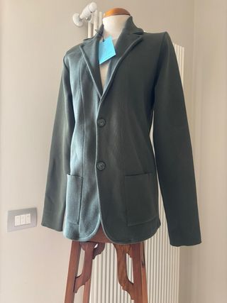 Giacca in felpa verde militare tg L La Chemise