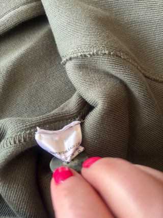 Giacca in felpa verde militare tg L La Chemise