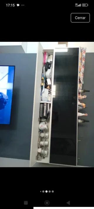 Conjunto salón aparador, mueble TV y mueble copas