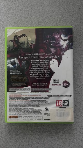 Dragon Age Origins XBOX 360 Gioco RPG