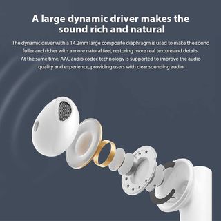 Xiaomi Mi True Wireless Earphones 2 Basic, AAC Syn