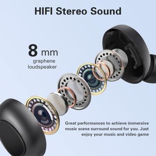 Yilear Auriculares Bluetooth 5.0 de hasta 50 Horas