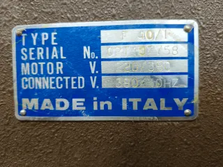 Troqueladora industrial Fipi F40/1