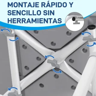 Taburete Ducha Baño Antideslizante Ajustable