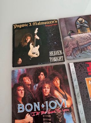 Heavy Metal. Lote de vinilos single