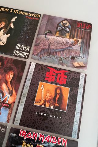 Heavy Metal. Lote de vinilos single