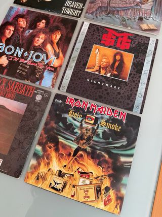Heavy Metal. Lote de vinilos single