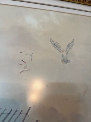 Cuadro decorativo paisaje marino