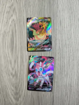 Lote 5 Cartas Pokémon VMAX V VSTAR