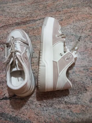 Scarpe Mix Feel Beige/Bianco Tg 37