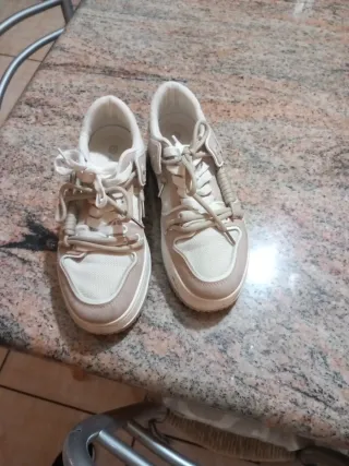 Scarpe Mix Feel Beige/Bianco Tg 37