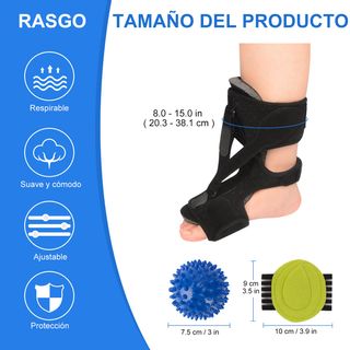 supregear Nocturna Para Fascitis Plantar, Soporte