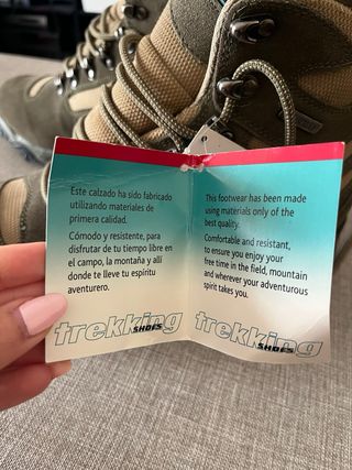 Botas Trekking sin usar