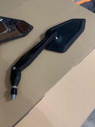 Coppia Specchietti Moto Scooter Neri