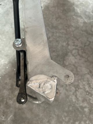 Radiador Kart KZ con golpe