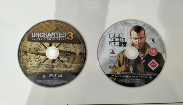 Lote Juegos PS3: Uncharted, COD, Mortal Kombat