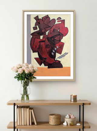 Cuadro Abstracto Grande Estilo Picasso