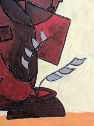 Cuadro Abstracto Grande Estilo Picasso