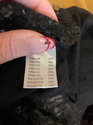 Top lentejuelas negro Sweewë Paris