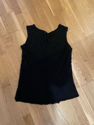 Top lentejuelas negro Sweewë Paris