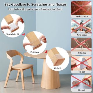 Ezprotekt Fundas cuadradas Transparentes de Tela n