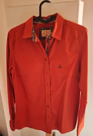 ​Camisa Mujer La Española Color Teja Talla 40