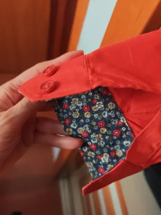 ​Camisa Mujer La Española Color Teja Talla 40