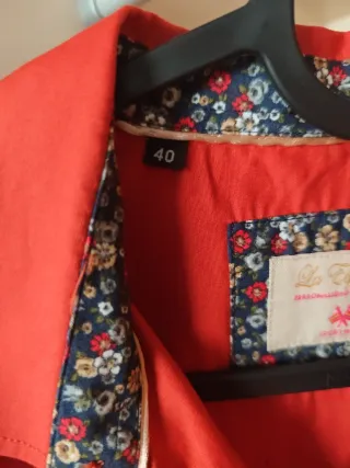 ​Camisa Mujer La Española Color Teja Talla 40