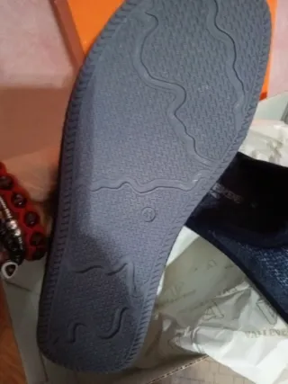 Pantofole Valleverde uomo blu/grigie