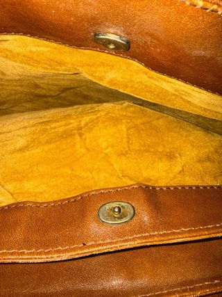 Bolso de señora de cuero auténtico