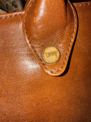 Bolso de señora de cuero auténtico