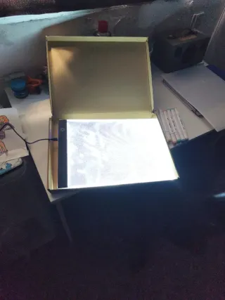 Tableta de luz para calcar dibujos