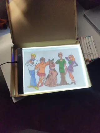 Tableta de luz para calcar dibujos