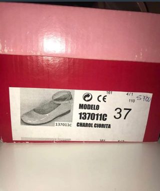Zapatos charol rosa Talla 37