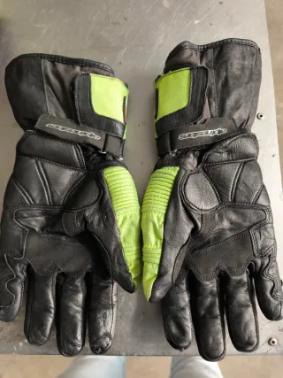 Guantes Moto Alpinestars Negros y Verdes