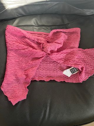 Top palabra de honor fucsia