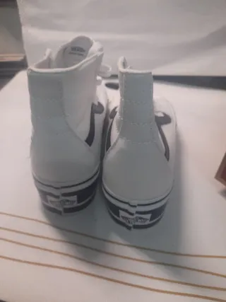 Zapatos Vans Mujer Blancos