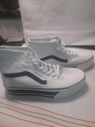 Zapatos Vans Mujer Blancos