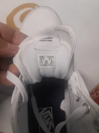 Zapatos Vans Mujer Blancos