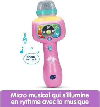 VTech Super Micro Magic'Fun Rose, Micrófono Karaok