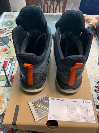 Scarponi Trekking Salomon Gore-Tex Uomo n. 43,1/3