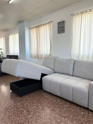 Sofa cama chaise longue beige
