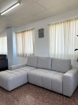 Sofa cama chaise longue beige