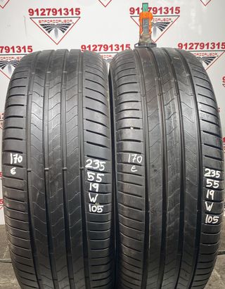 235 55 19 W BRIDGESTONE RUEDA AL 90% VIDA UTIL