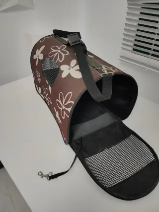Transportín Plegable para Gatos o Perros Pequeños