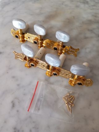 Clavijeros Guitarra Clásica Dorados